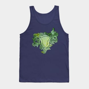 Floral Ovaries Flipping The Bird Tank Top